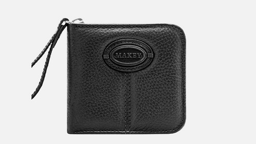 Кошелёк Classic Zippy, черный Арт.148-08-55