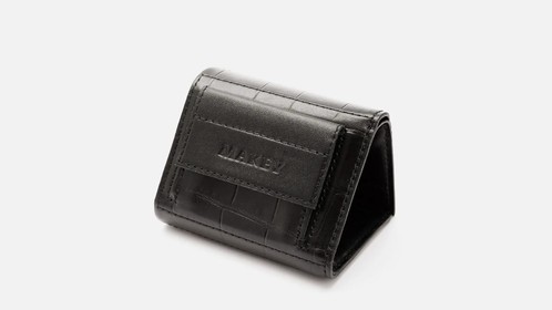 Кошелёк Mini, черная рептилия Арт. 097-07-03