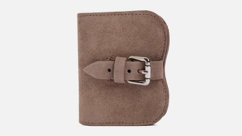 Кошелек Hug Wallet, мокко велюр Арт.142-07-10