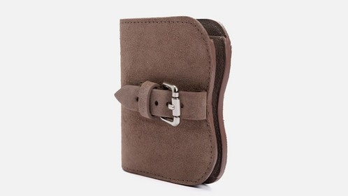 Кошелек Hug Wallet, мокко велюр Арт.142-07-10