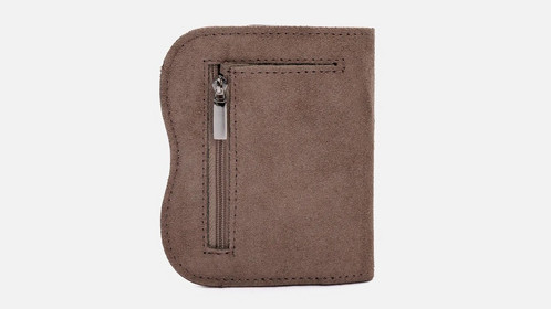 Кошелек Hug Wallet, мокко велюр Арт.142-07-10