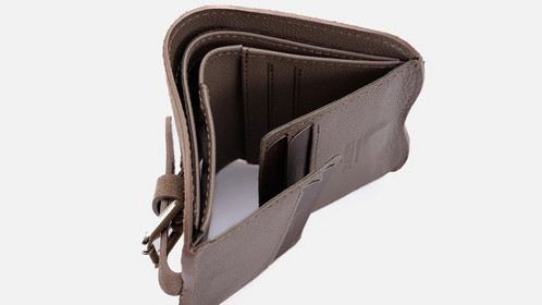Кошелек Hug Wallet, мокко велюр Арт.142-07-10