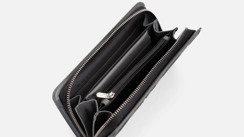 Портмоне Wood M, серый Арт.046-07-03