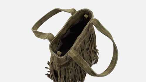 Сумка Boho Carry, темно-зеленый велюр Арт.117-09-59