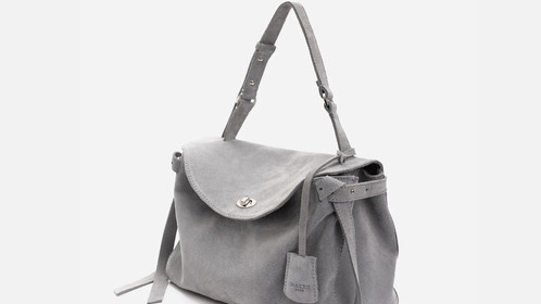 Сумка Riviera, серый велюр Арт.119-07-07