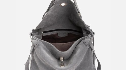 Сумка Riviera, серый велюр Арт.119-07-07