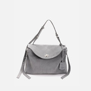 Сумка Riviera, серый велюр Арт.119-07-07