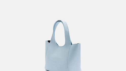 Сумка Folded Mini Shopper, голубой Арт.116-07-18