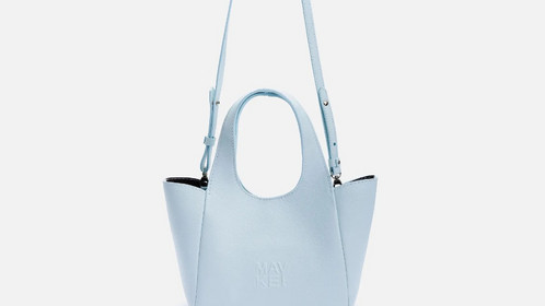 Сумка Folded Mini Shopper, голубой Арт.116-07-18